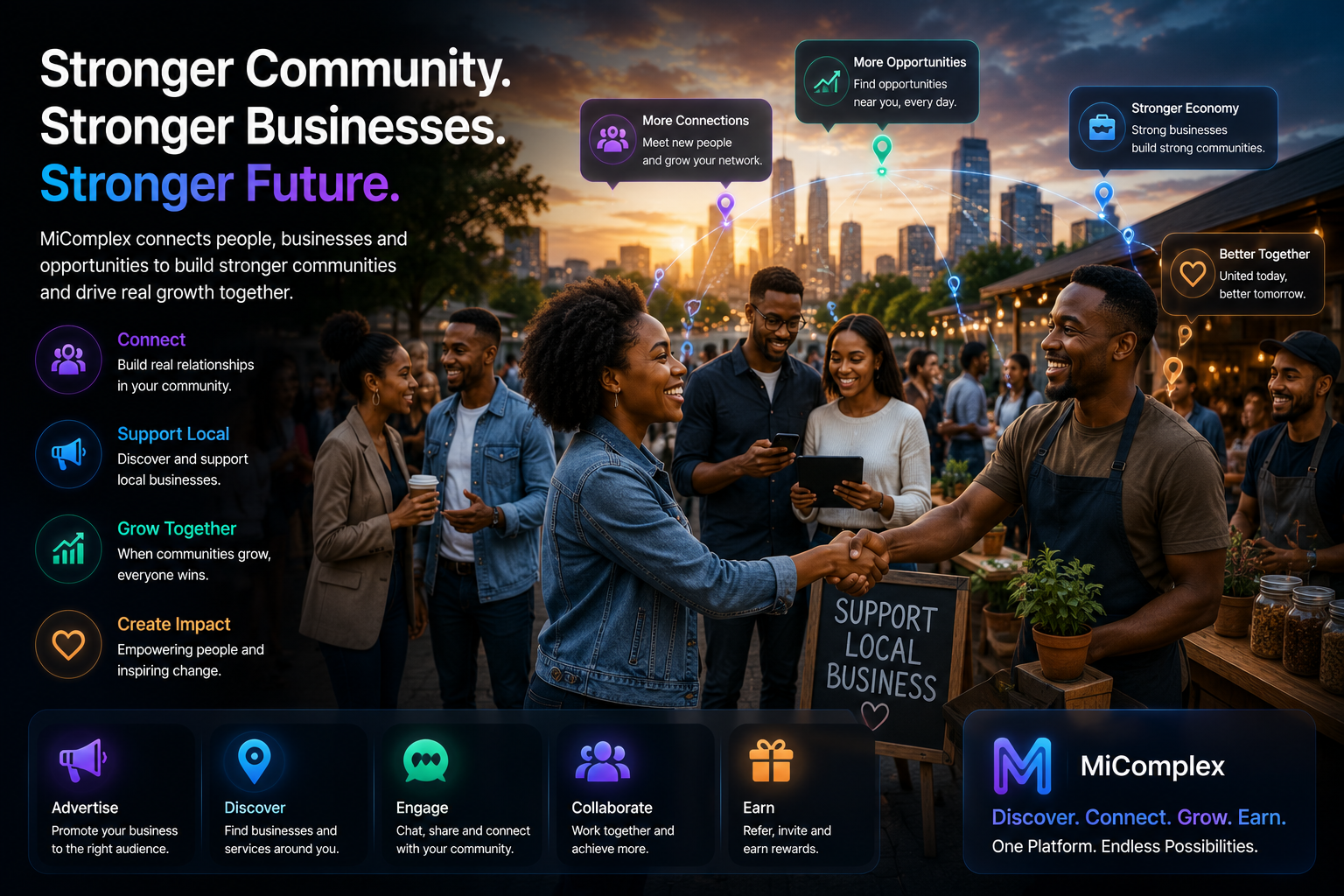 Community and business growth